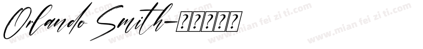 Orlando Smith字体转换